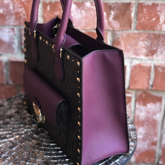 Michael kors Bridgette studded satchel crossbody - Picture 8 of 8